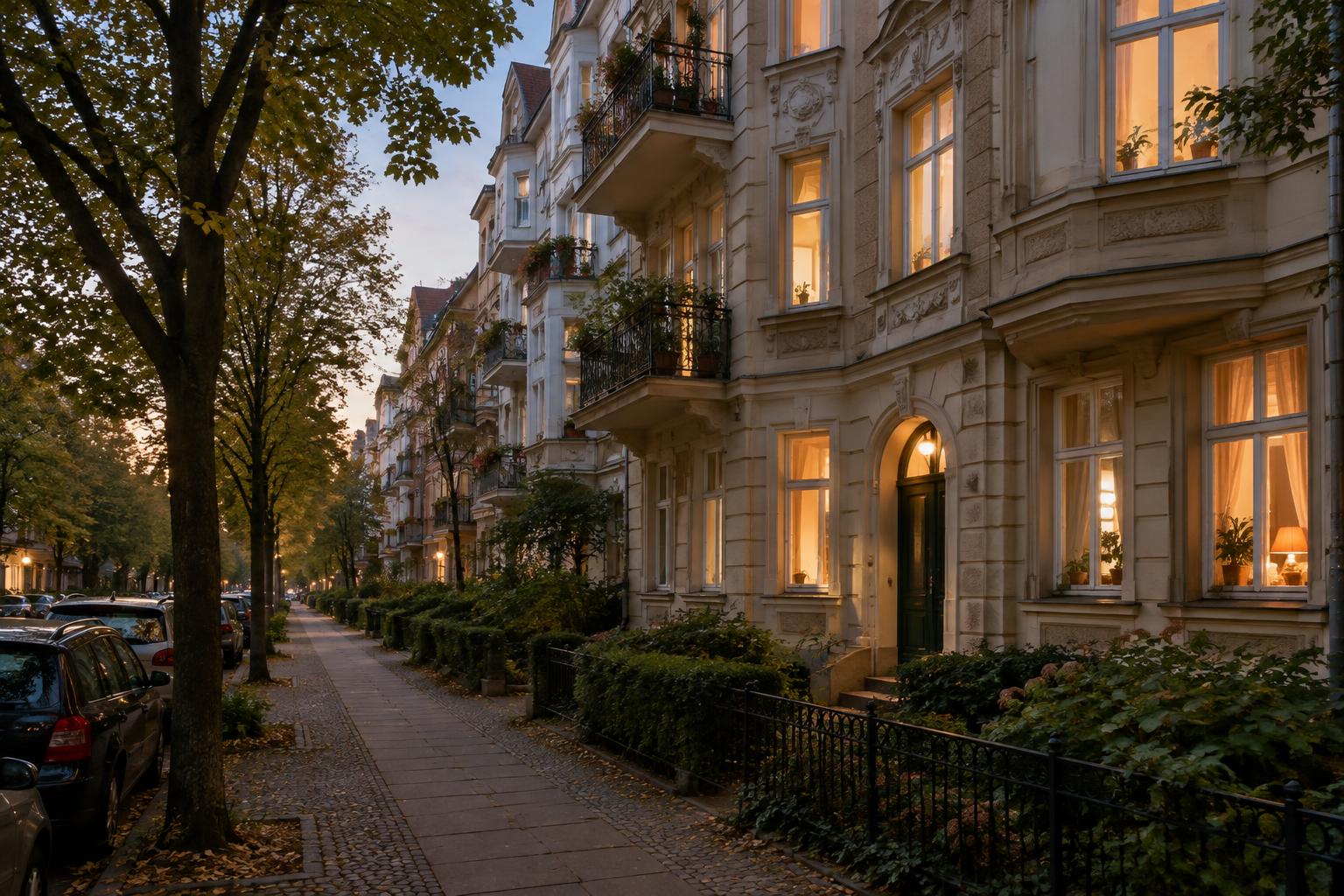 Berlin at dusk
